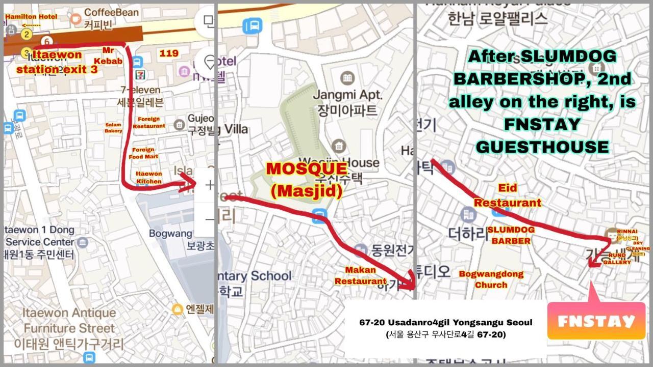 Fnstay Muslim Friendly Guesthouse Seoul Exteriör bild